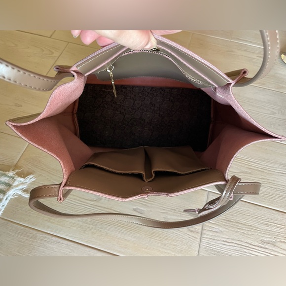 BAGINNING Brown Soft Leather Tote Large Genuine Leather Shopper Bag - Picture 14 of 15